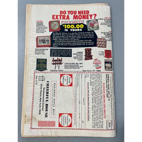 Whitman Walt Disney Uncle Scrooge No. 106 20¢ Cover 1973, 1954 Bagged Boarded - Picture 8 of 8